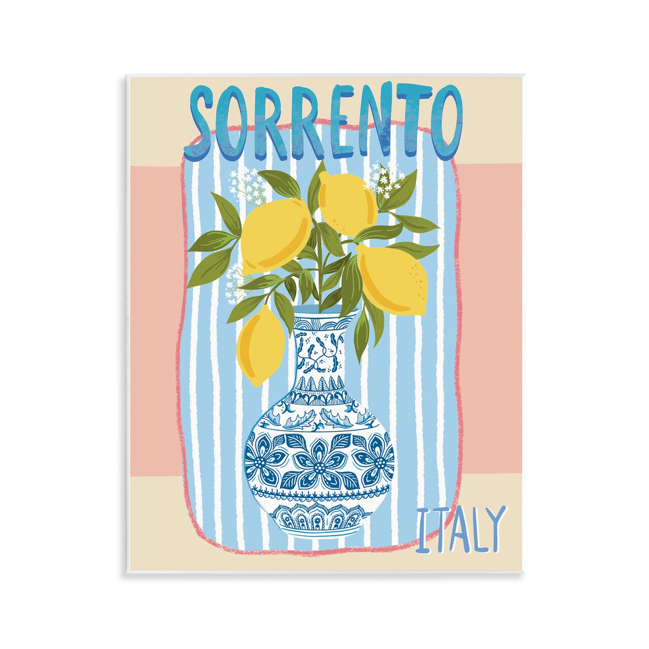 Stupell Industries Italian Summer Lemons Wall Plaque Art Design by Jo Reid